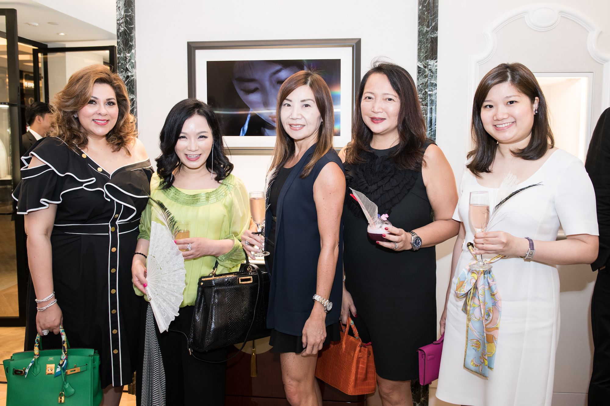 Rina Wadhwani, Rachel Park-Monballiu, Esther Ma, Vicky Wong, Carmen Choi