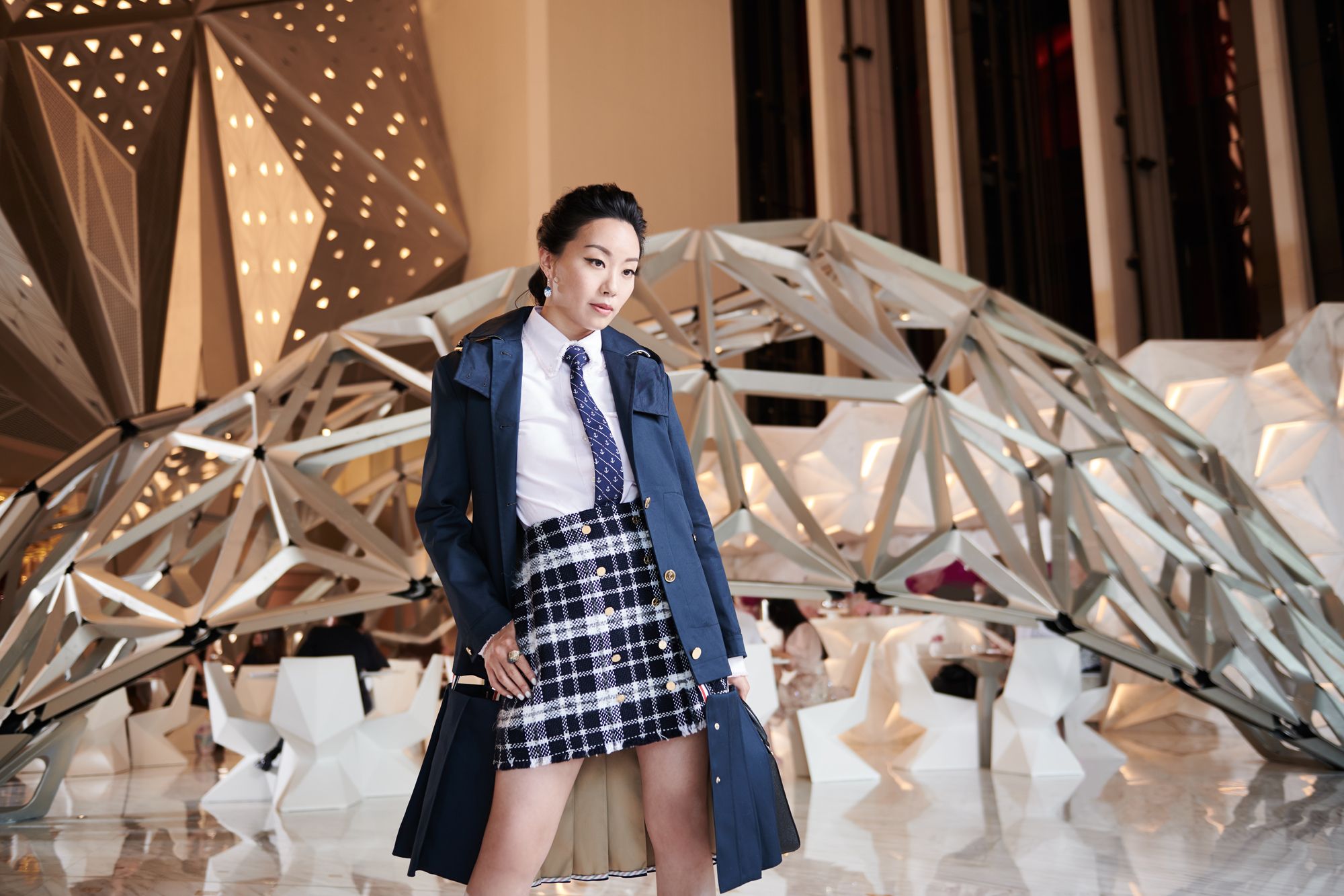 Ruth Chao at the Pierre Hermé Lounge (Photo: Moses Ng/Hong Kong Tatler)