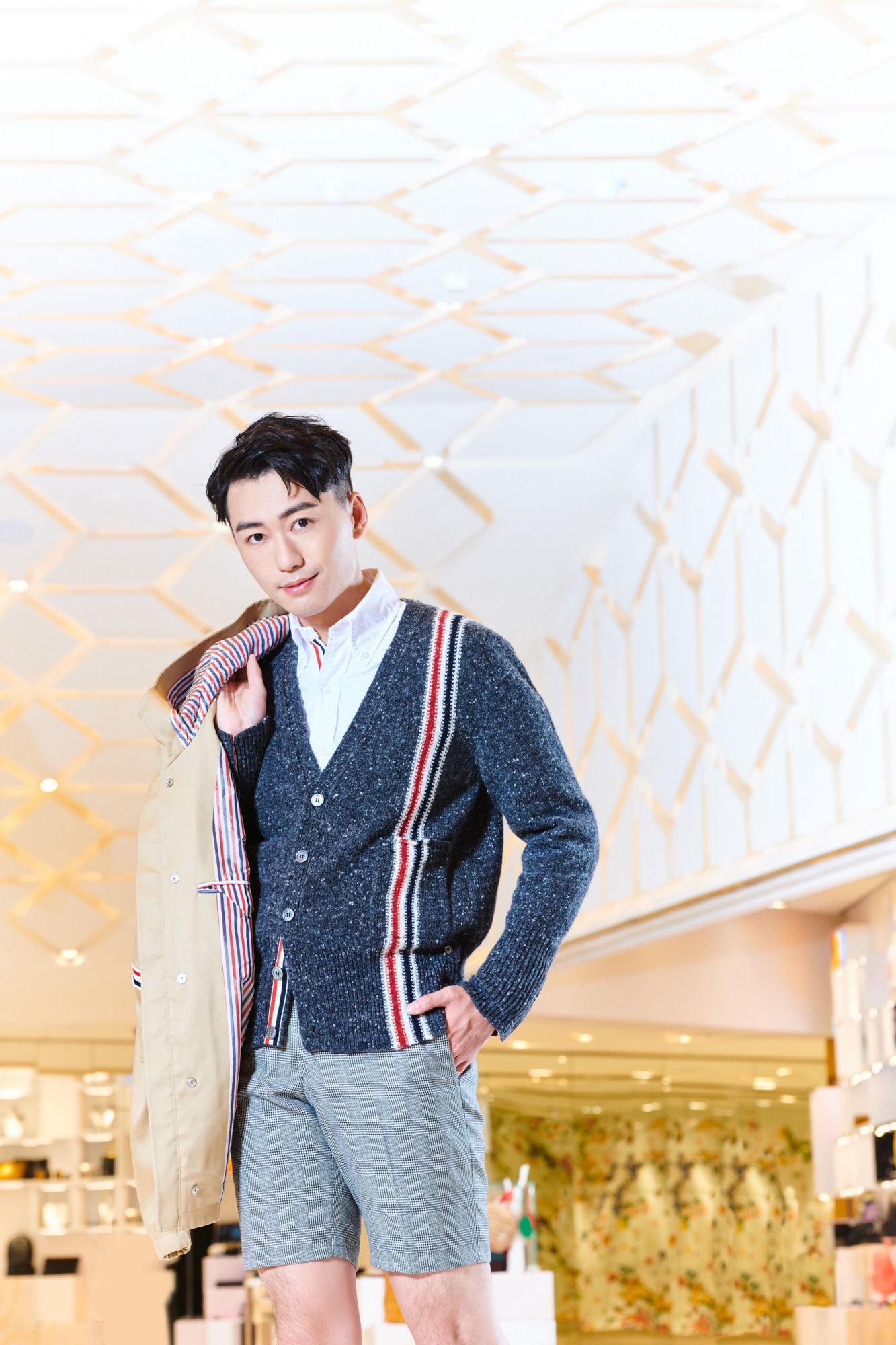 Charles Lam at the Morpheus Boutique (Photo: Moses Ng/Hong Kong Tatler)