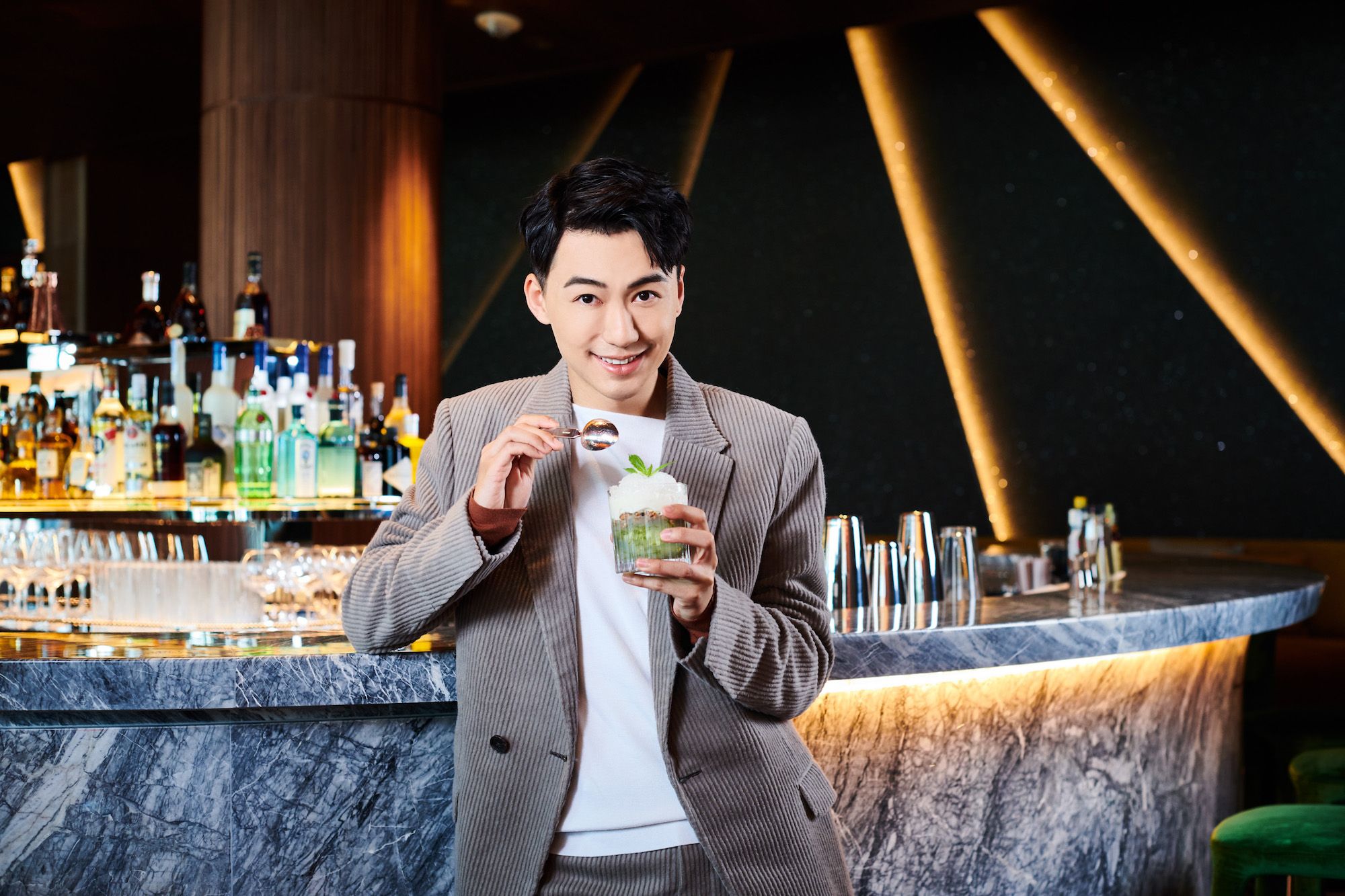 Charles Lam at Voyages by Alain Ducasse (Photo: Moses Ng/Hong Kong Tatler)