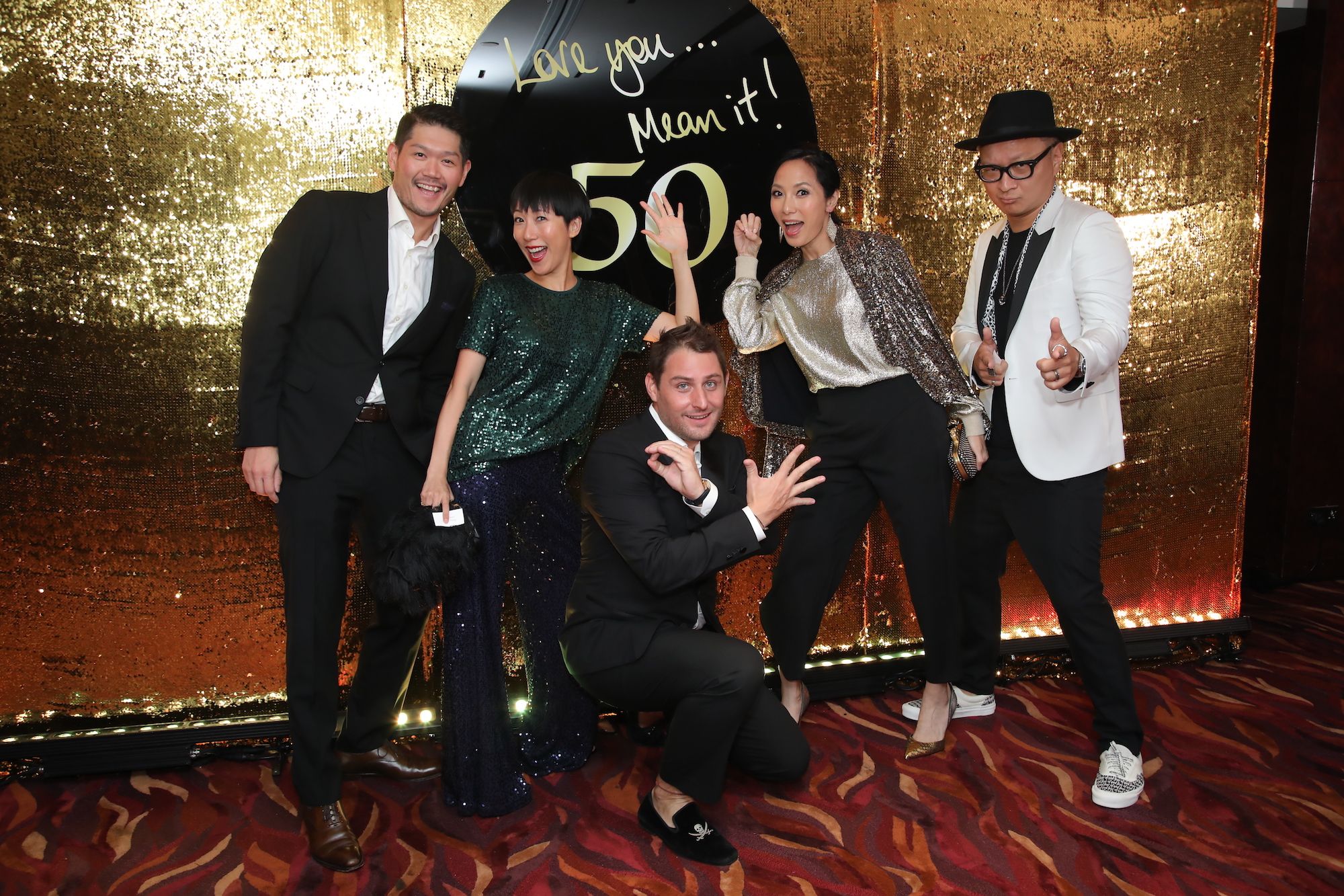 David Lin, Denise Ho, Thierry Mandonnaud, Jaime Ku, Benedict Ku