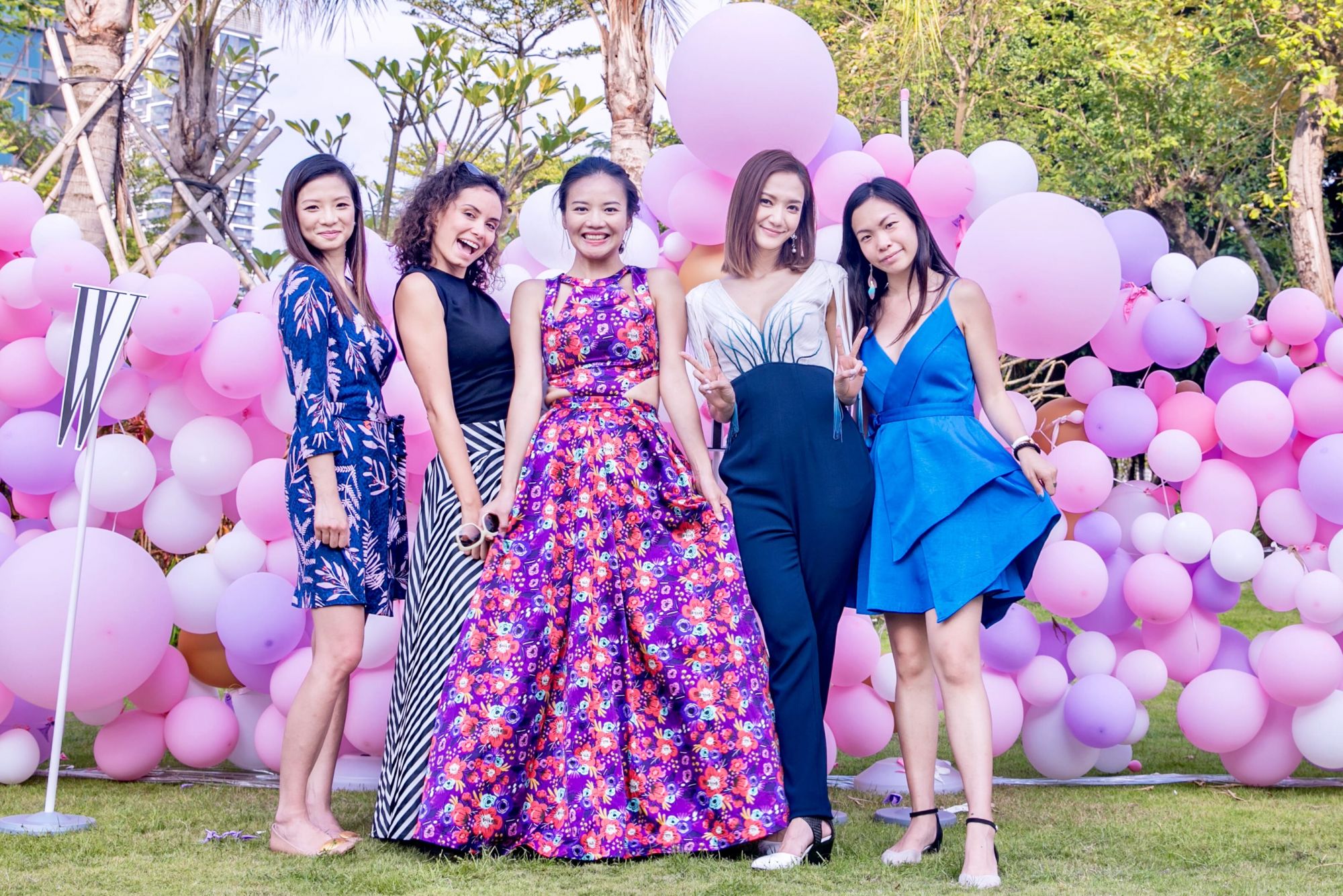 Joanna Lui Hickox, Ines Gafsi, Anna Wong, Grace Wong, Vivian Man