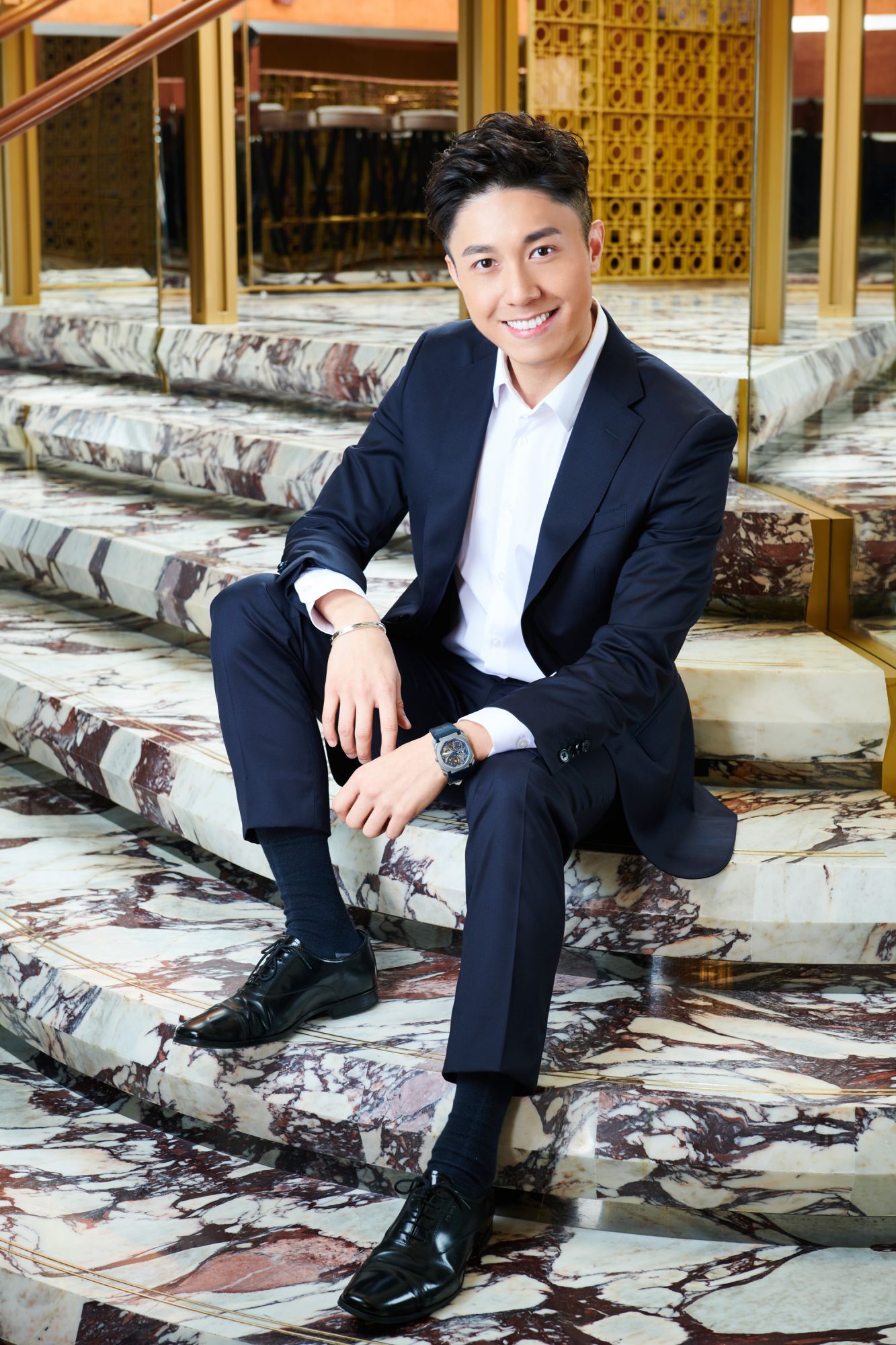 Edwin Pun at Bulgari, Landmark Chater (Photo: Moses Ng/Hong Kong Tatler)