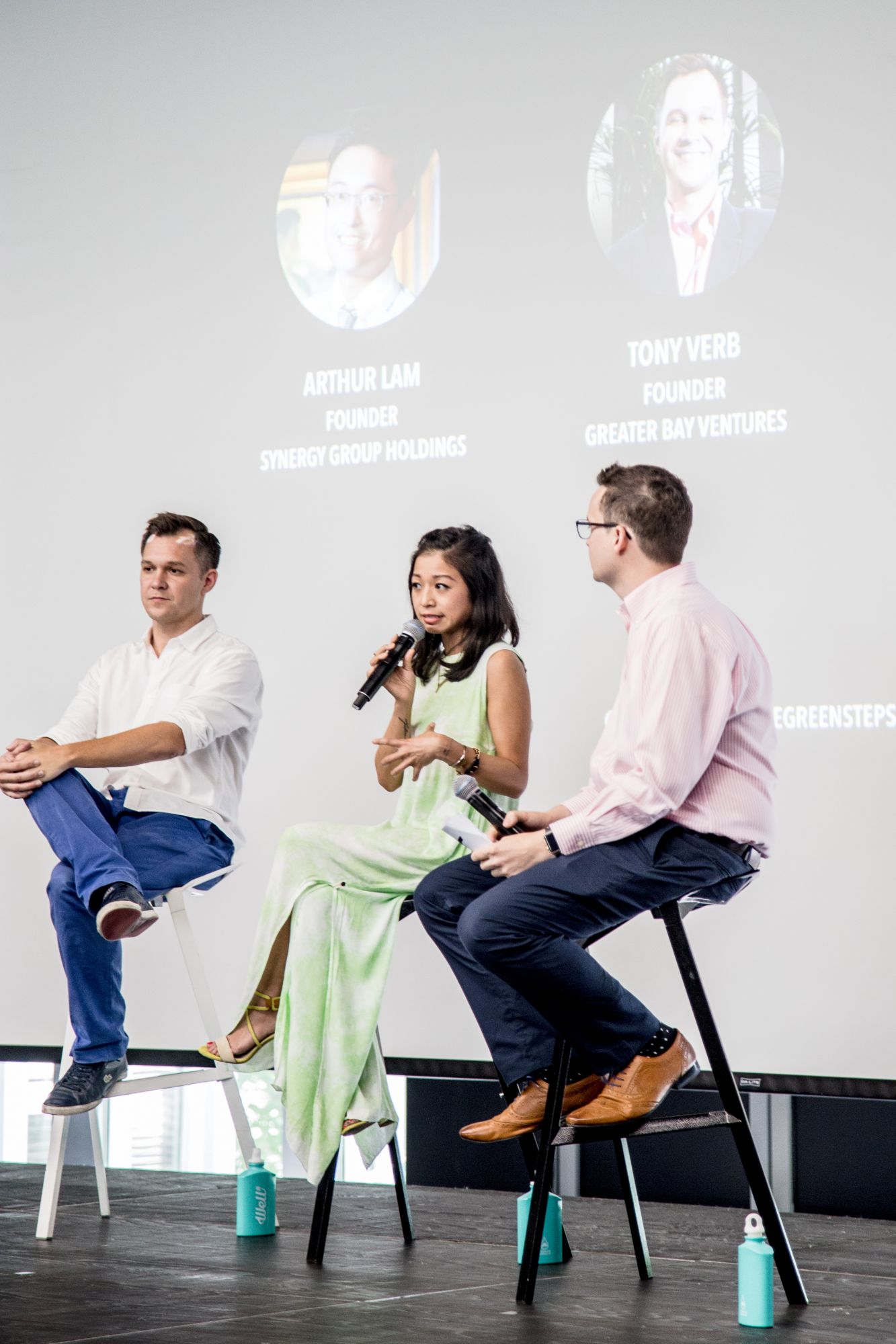 Tony Verb, Peggy Chan and Lee Williamson