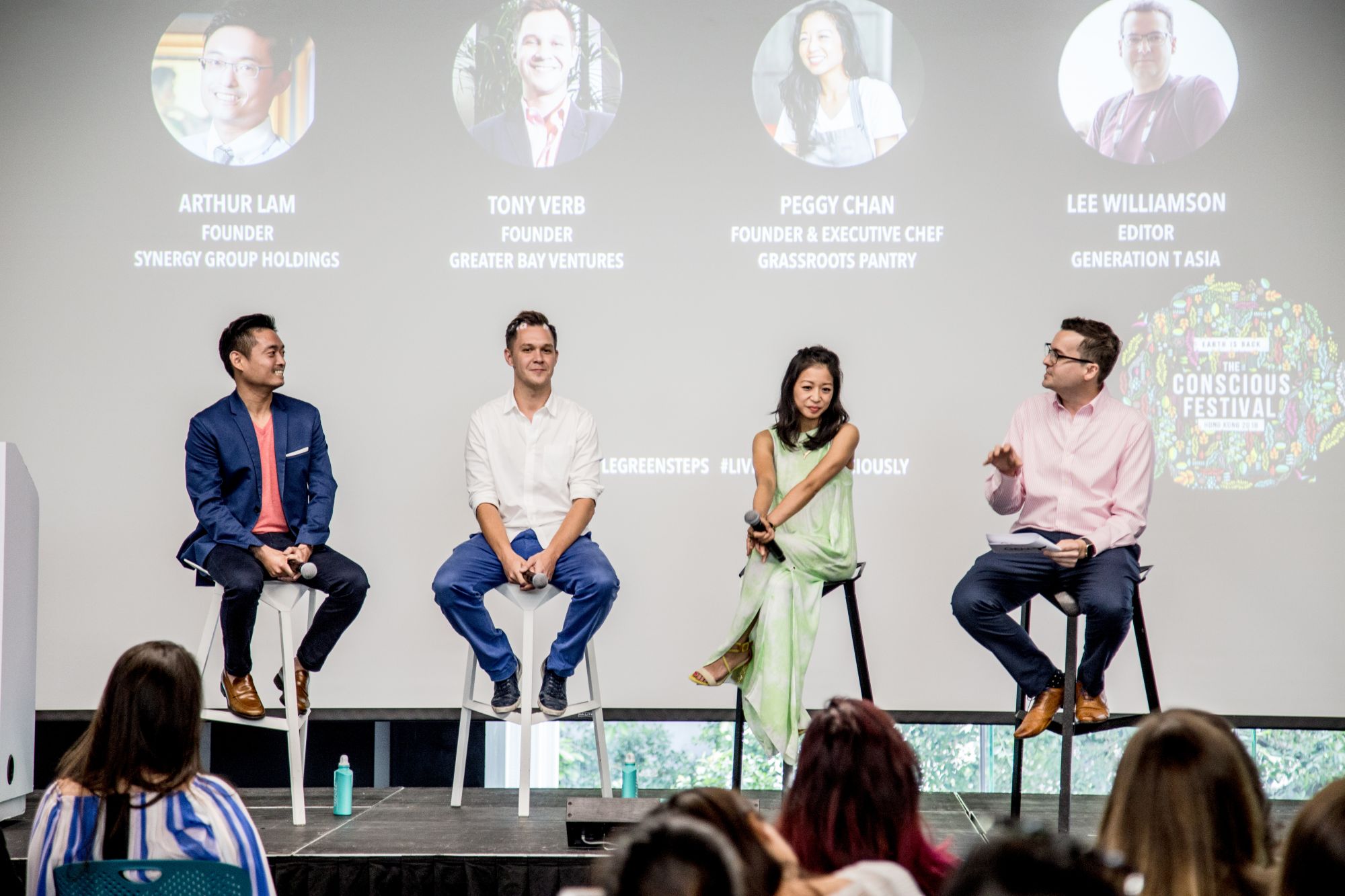 Arthur Lam, Tony Verb, Peggy Chan and Lee Williamson