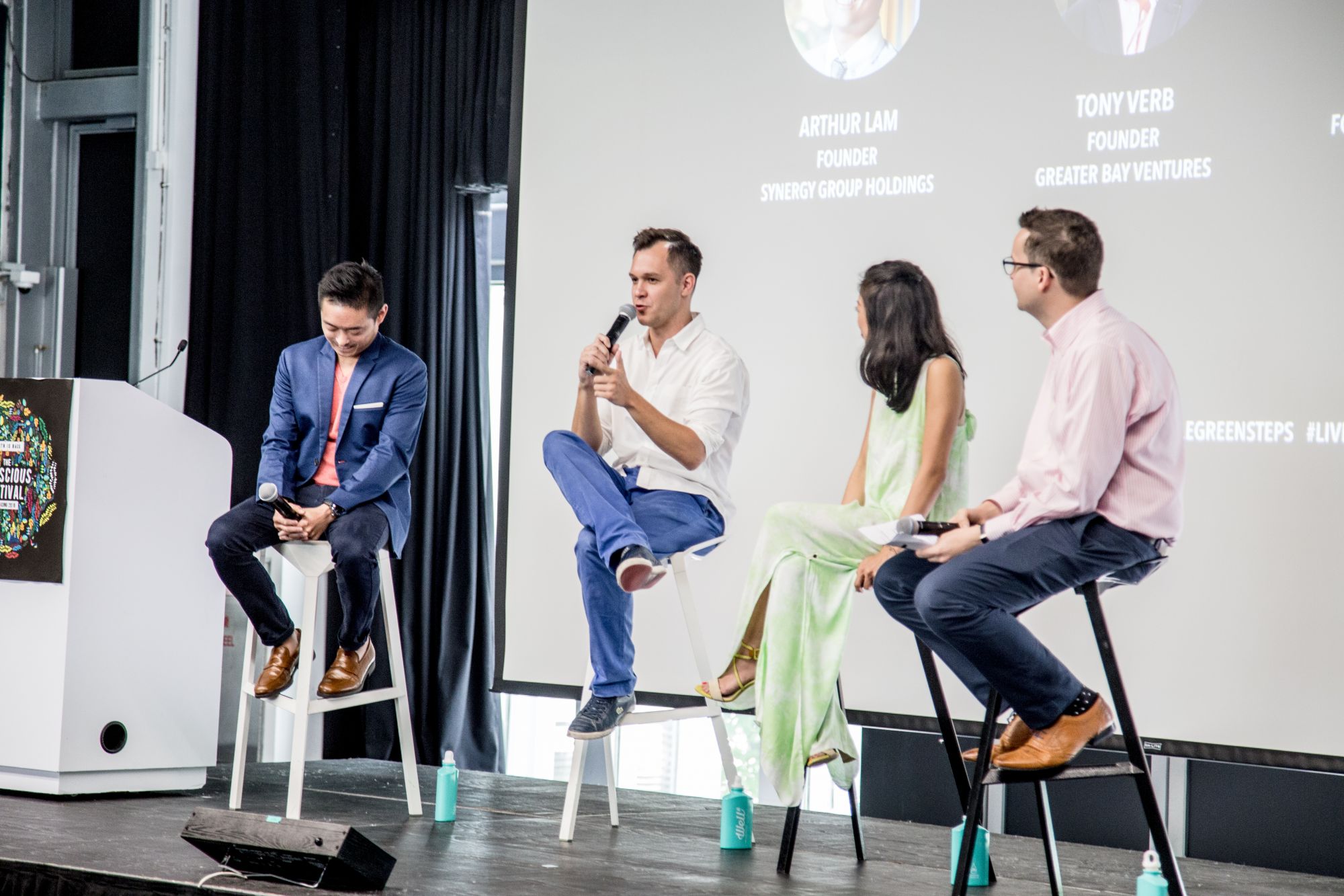 Arthur Lam, Tony Verb, Peggy Chan and Lee Williamson