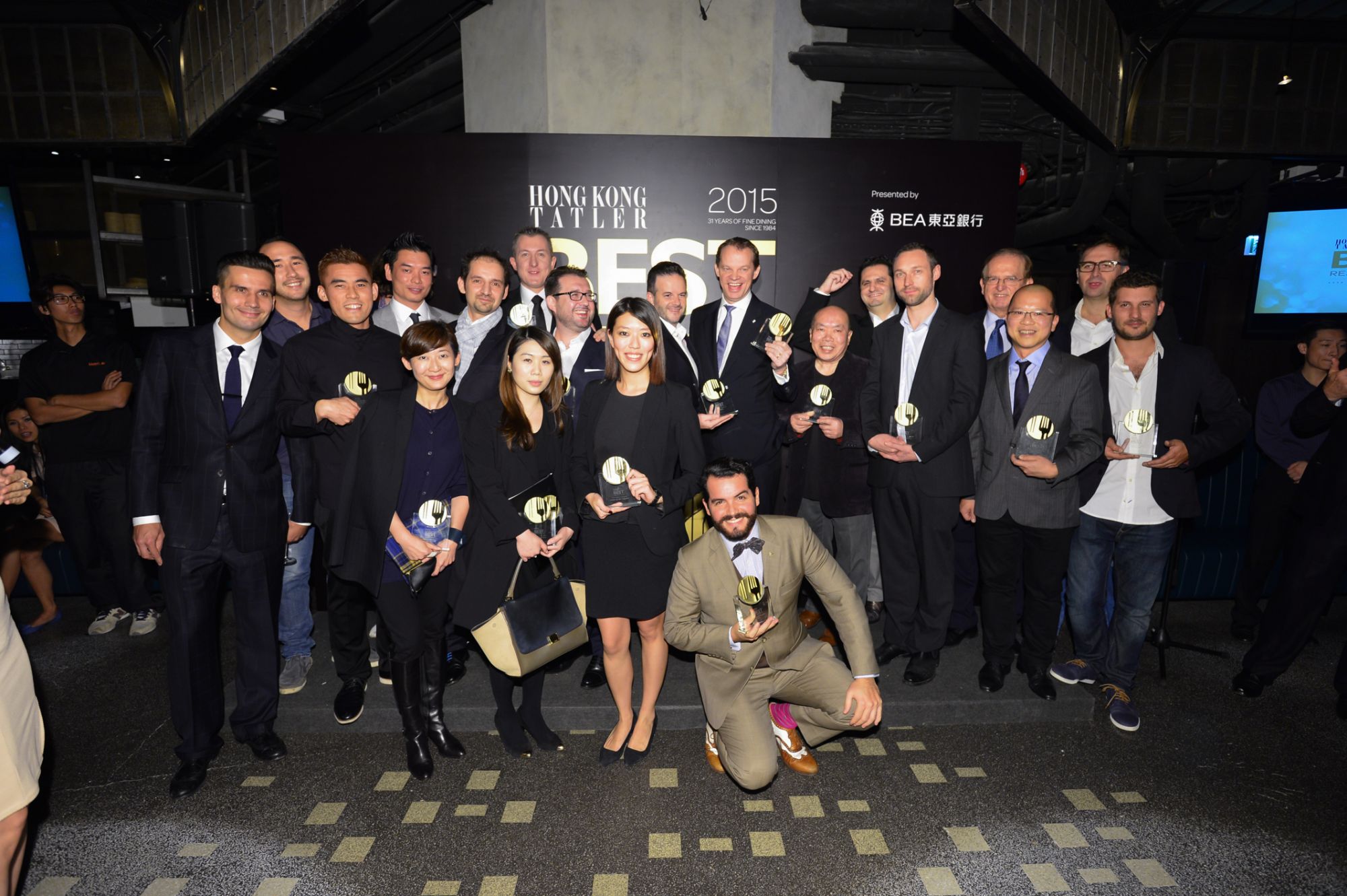 Representatives of 2015's Top 20 Best Restaurants