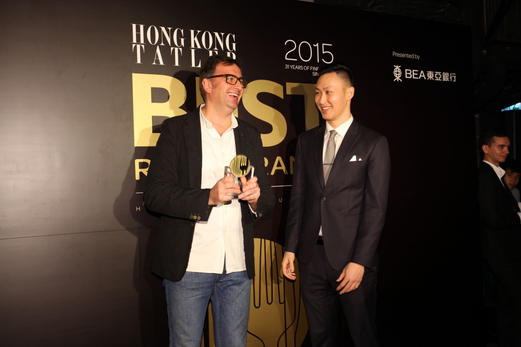 Jean-Denis Le Bras (Pierre) and Kevin Kwong