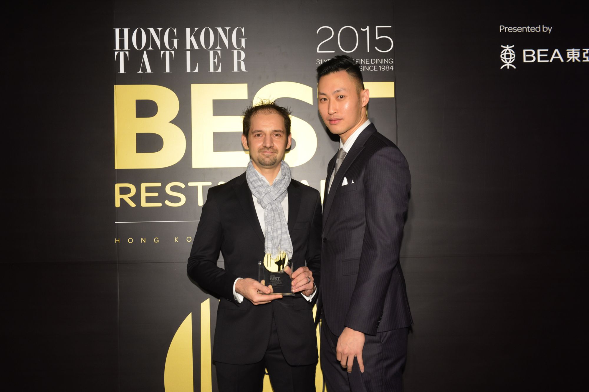 Rémi van Peteghem (Gaddi's) and Kevin Kwong