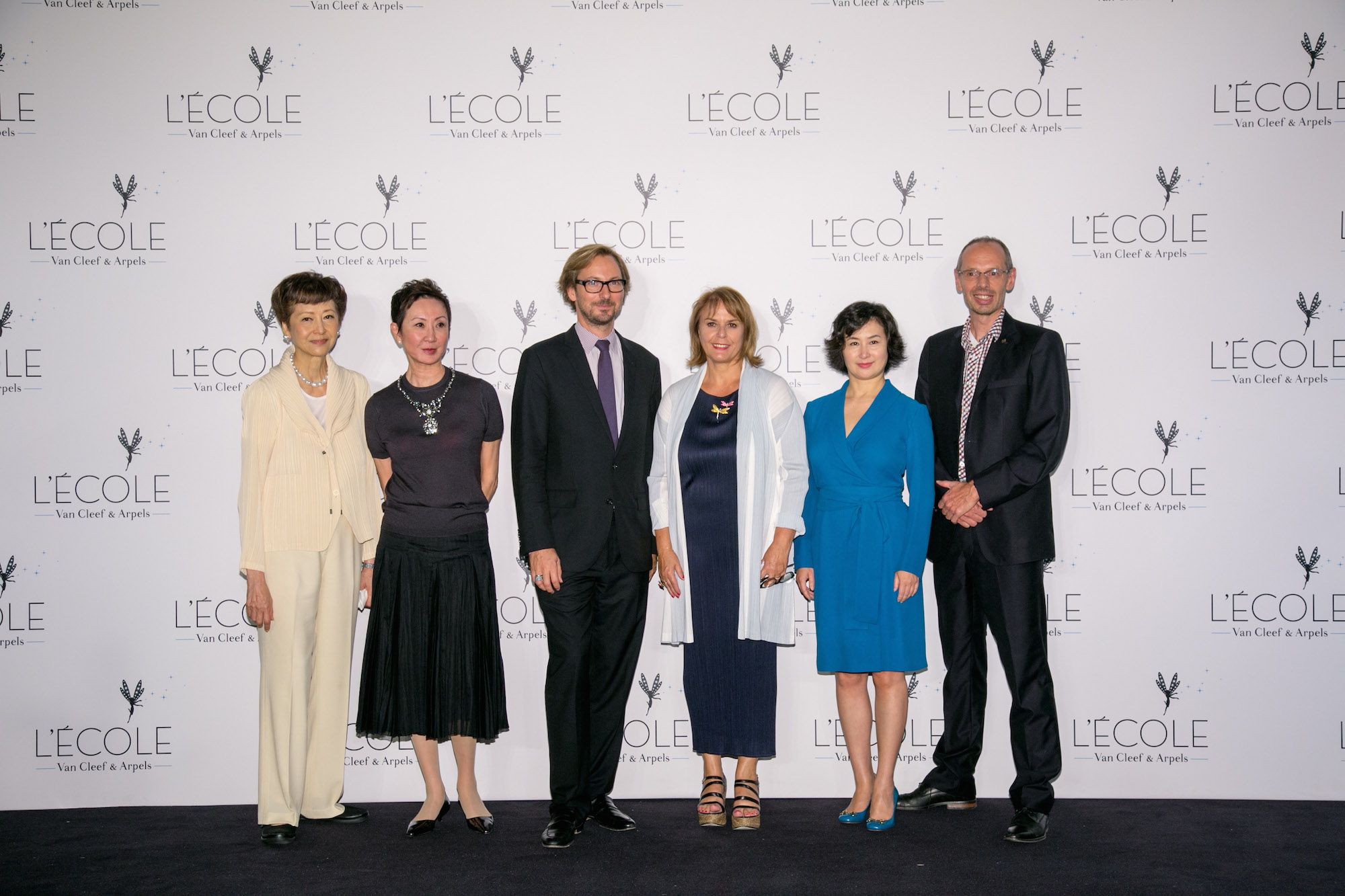 Jean M. Wong, Nansun Shi, Nicolas Bos, Marie Vallanet-Delhom, Pansy Ho, Cees de Bont