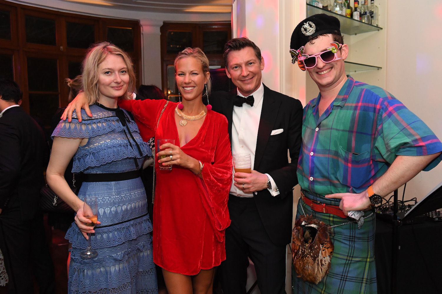 Victoria Astor, Alice Keswick, Joshua Green, Bertram Weatherall