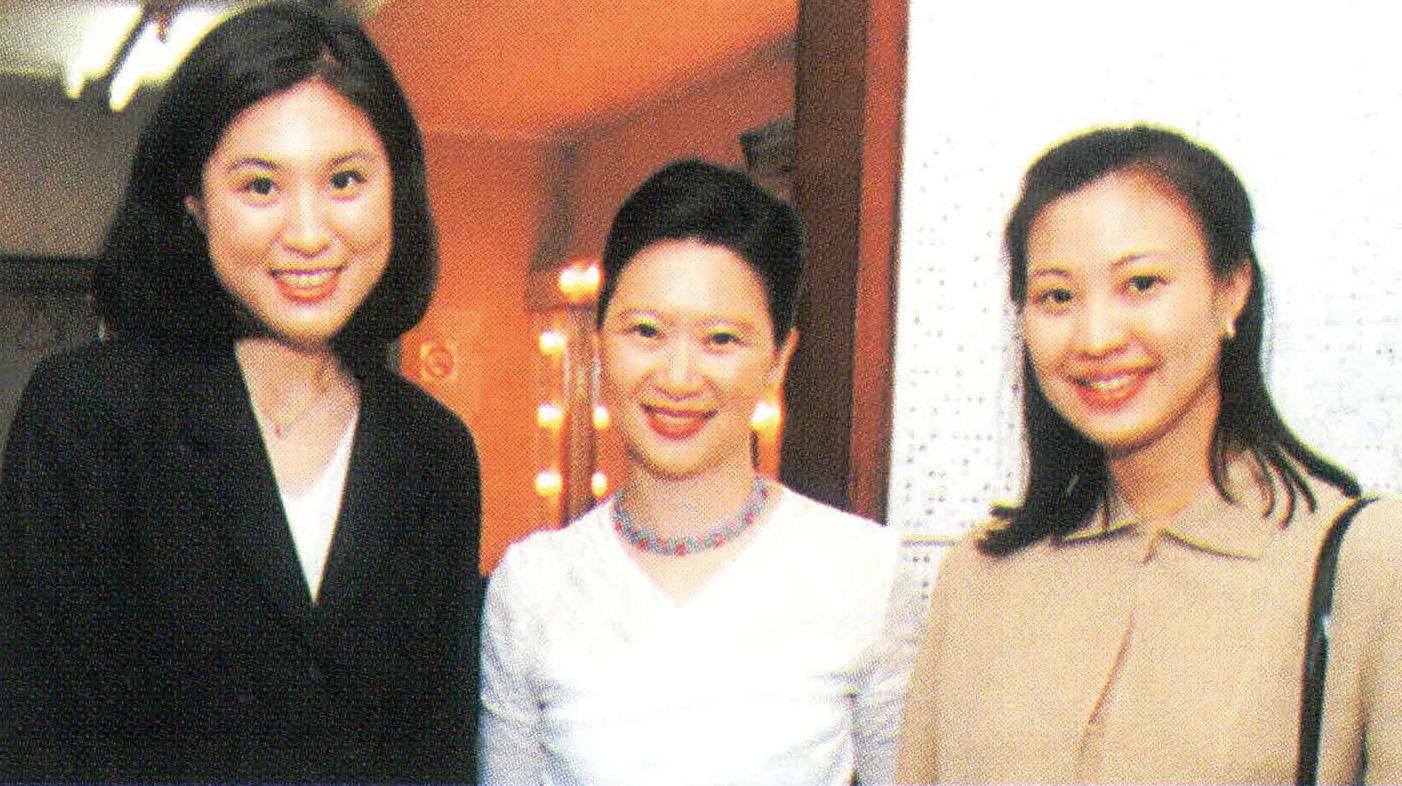 Leigh Tung-Chou, Jackeline Lam and Daphne King-Yao at the Hong Kong Sinfonietta concert at City Hall (1999)