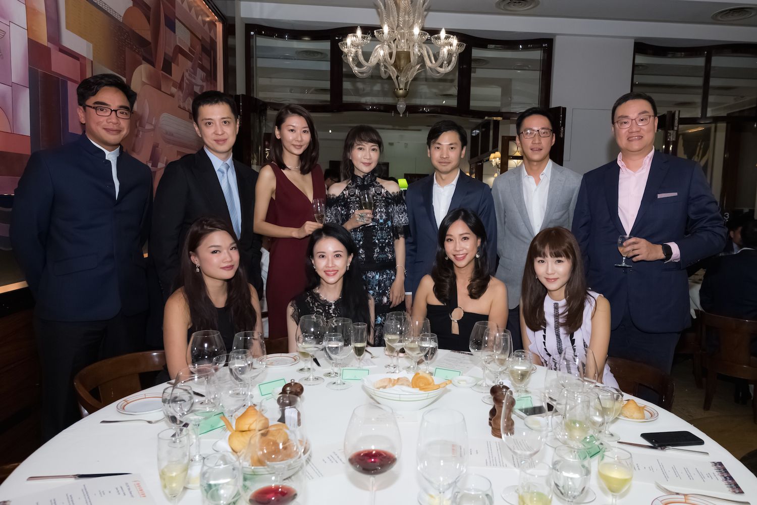 Standing: Ivan Ting, Jeff and Tobee Lau, Anna Hu, Honus Tandijono, Evan Chow and Wilson Pong. | Seated: Queenie Rosita Law, Jacqueline Chow, Angie Ting and Helena Pong