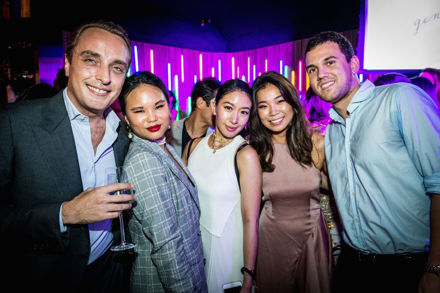 Maxime Castric, Natalya Xavier, Natalie Ho, Charmaine Choi and Max Haim