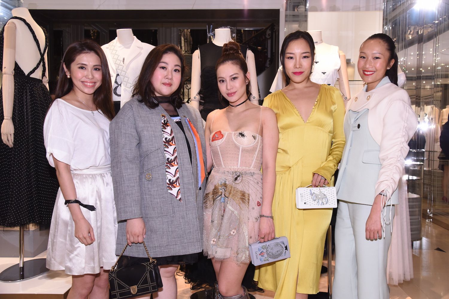 Elizabeth Li, Natalie Chan-Kwok, Eleanor Lam, Feiping Chang and Chelsea Chau-Kuok