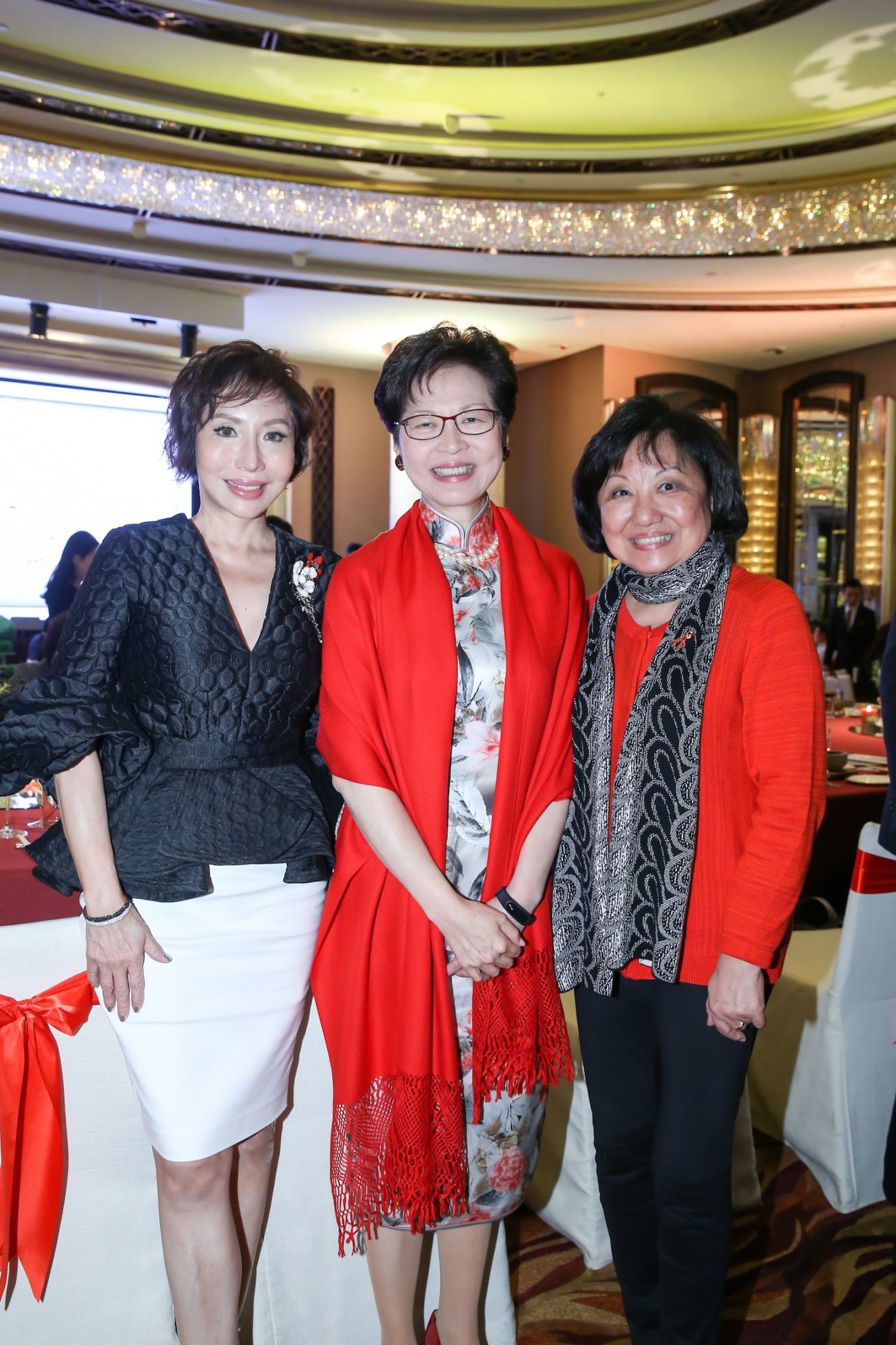 Olivia Lee-Davies, Carrie Lam and Shelley Lee