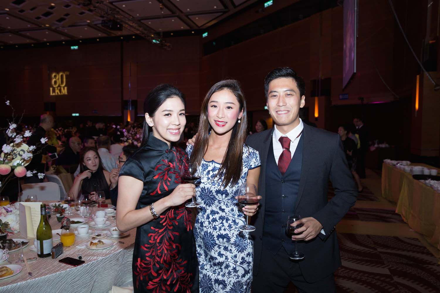 Carmen Yim, Sammie Lau and Kingley Leung