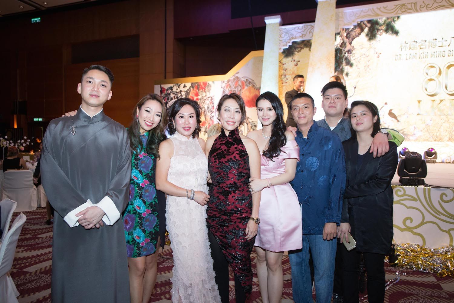 Howard Lam, Veronica Lam, Vanessa Lam, Vicky Lam, Emily Lam-Ho, Lester Lam, Lucas Lam and Evelyn Lam