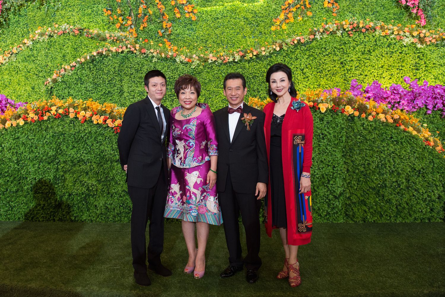 Lester Lam, Pollyanna Chu, Nicholas Chu, and Lynn Hsieh