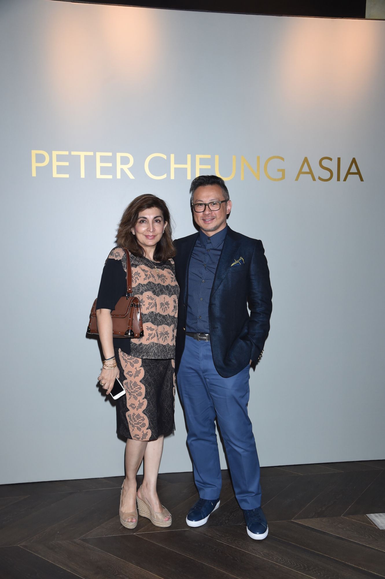 Shirley Hiranand and Barney Cheng