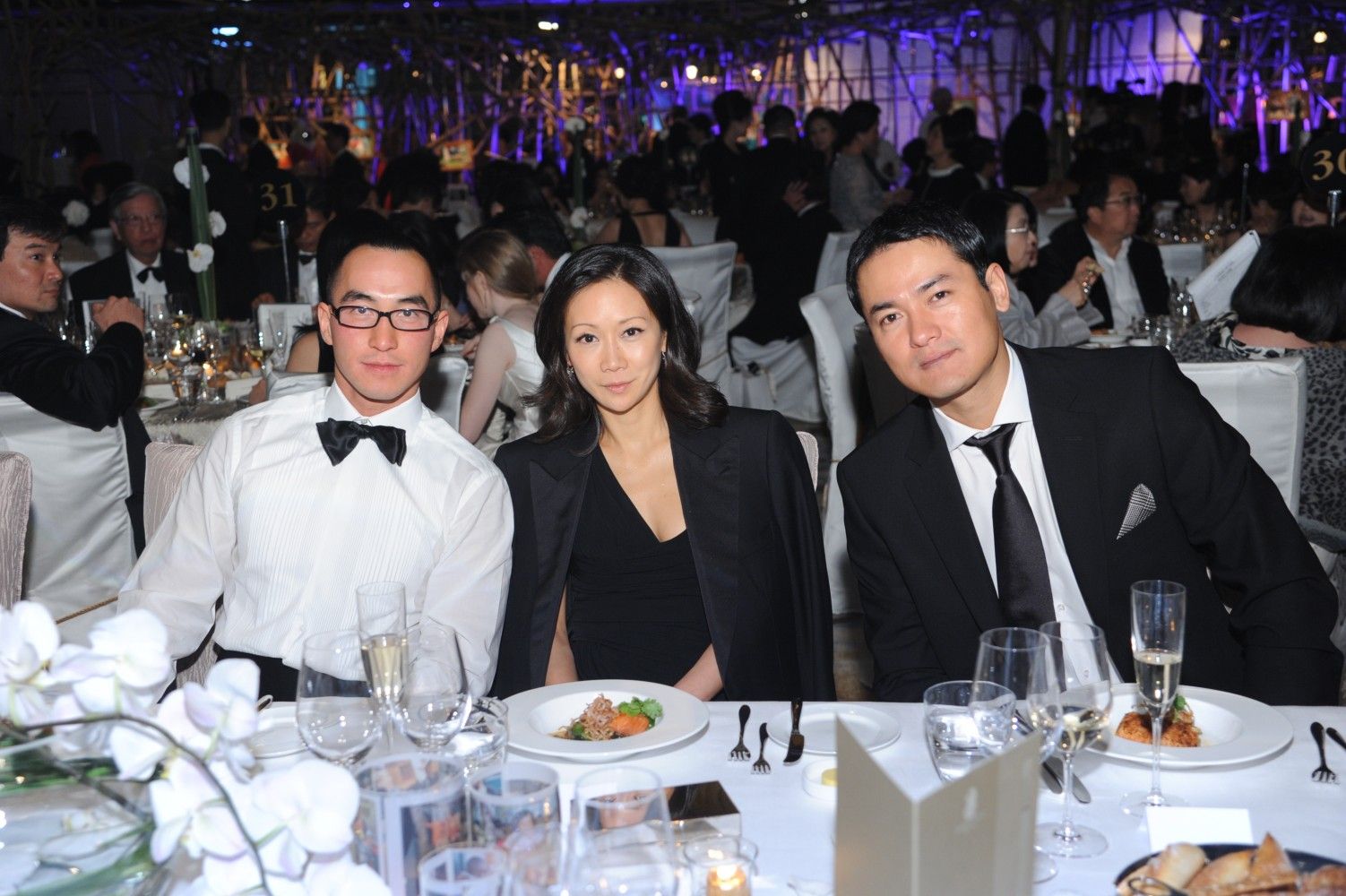 Lawrence Ho, Sharon Ho and Dasho Sangay Wang-Chuk