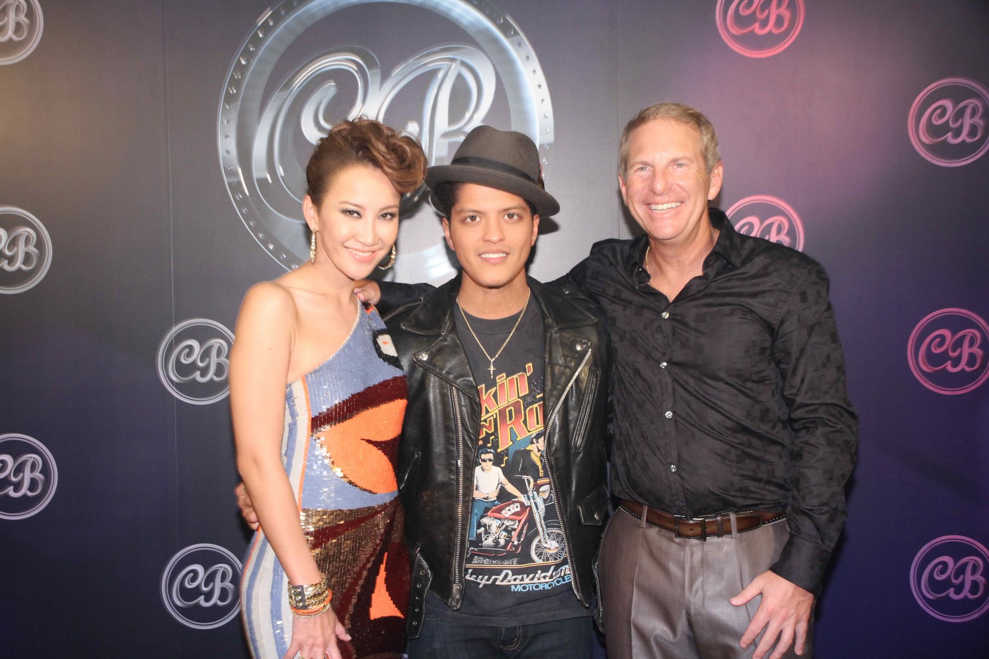 Coco Lee, Bruno Mars and Bruce Rockowitz