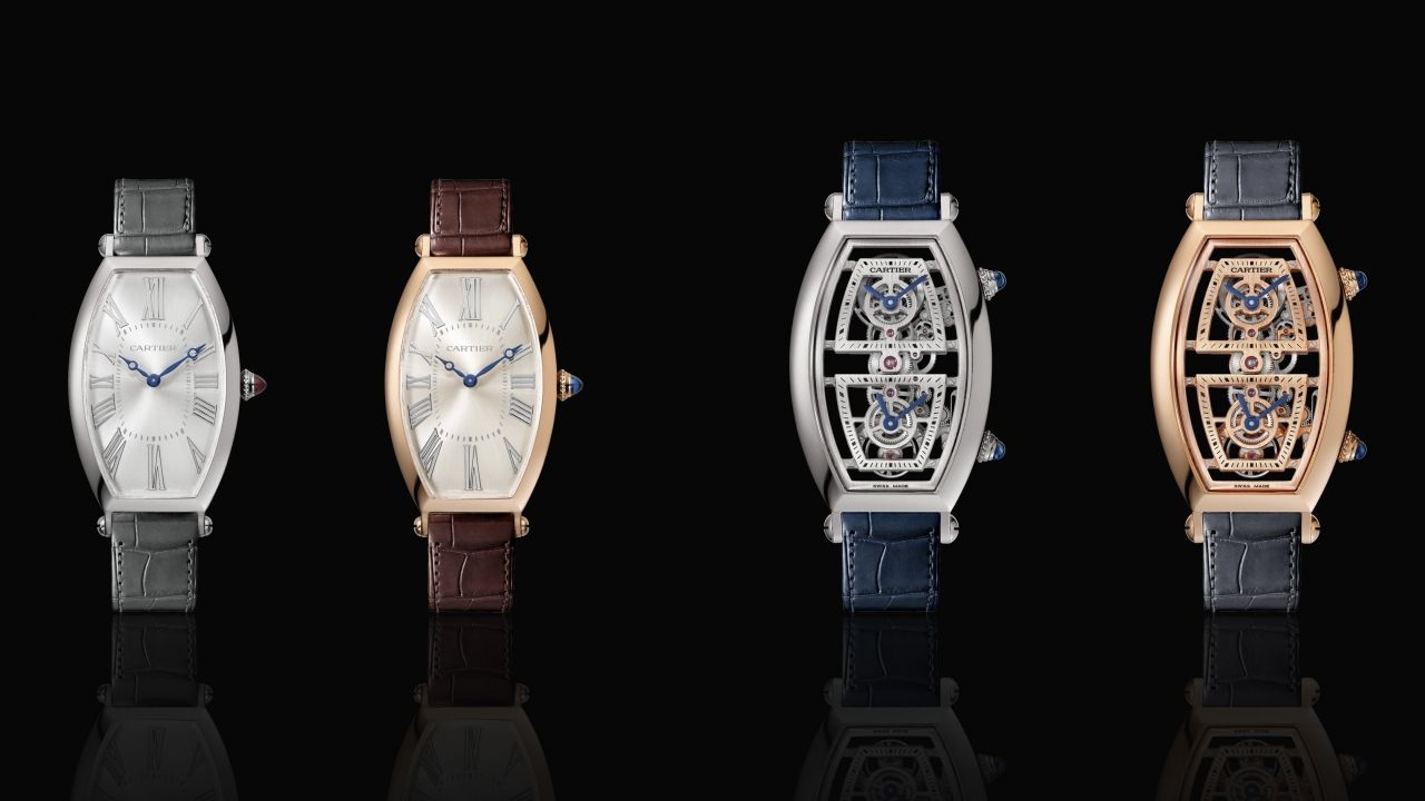 The New Prive Tonneau collection (Photo: Courtesy of Cartier)