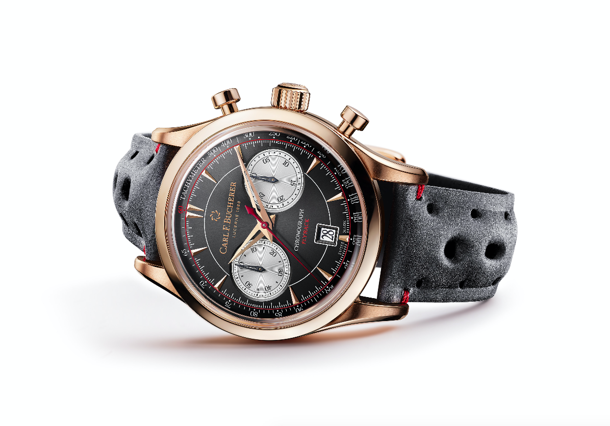 Manero Flyback in rose gold by Carl Bucherer