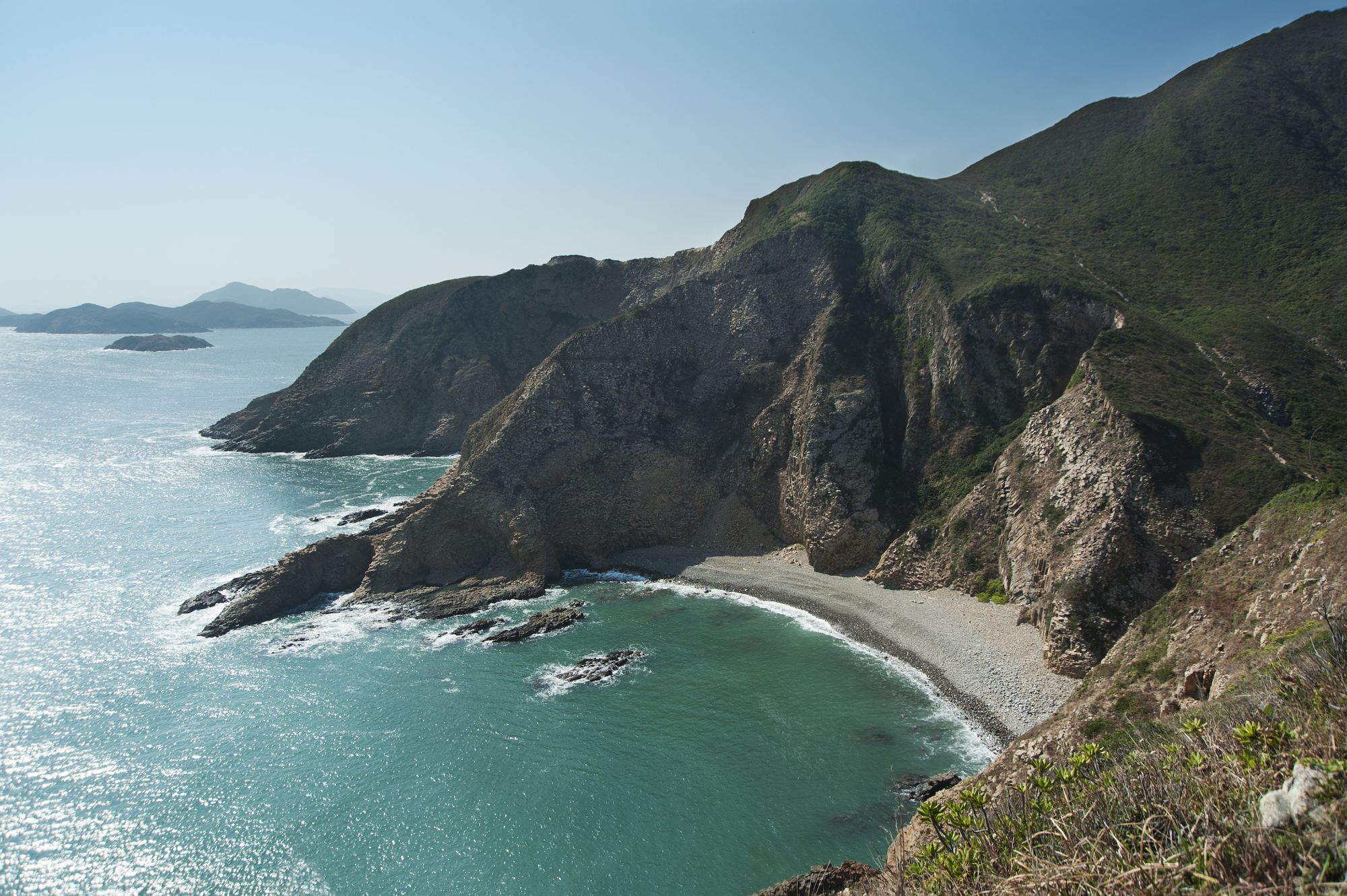 Hong Kong global geopark of china. Sai Kung District.