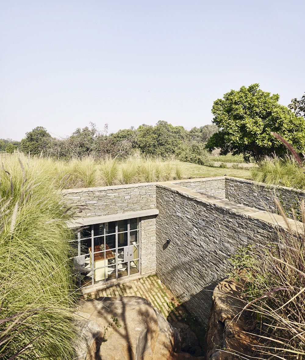 Riparian House, in Karjat, India, by Architecture Brio. Photograph: Ariel Huber (courtesy Thames & Hudson)