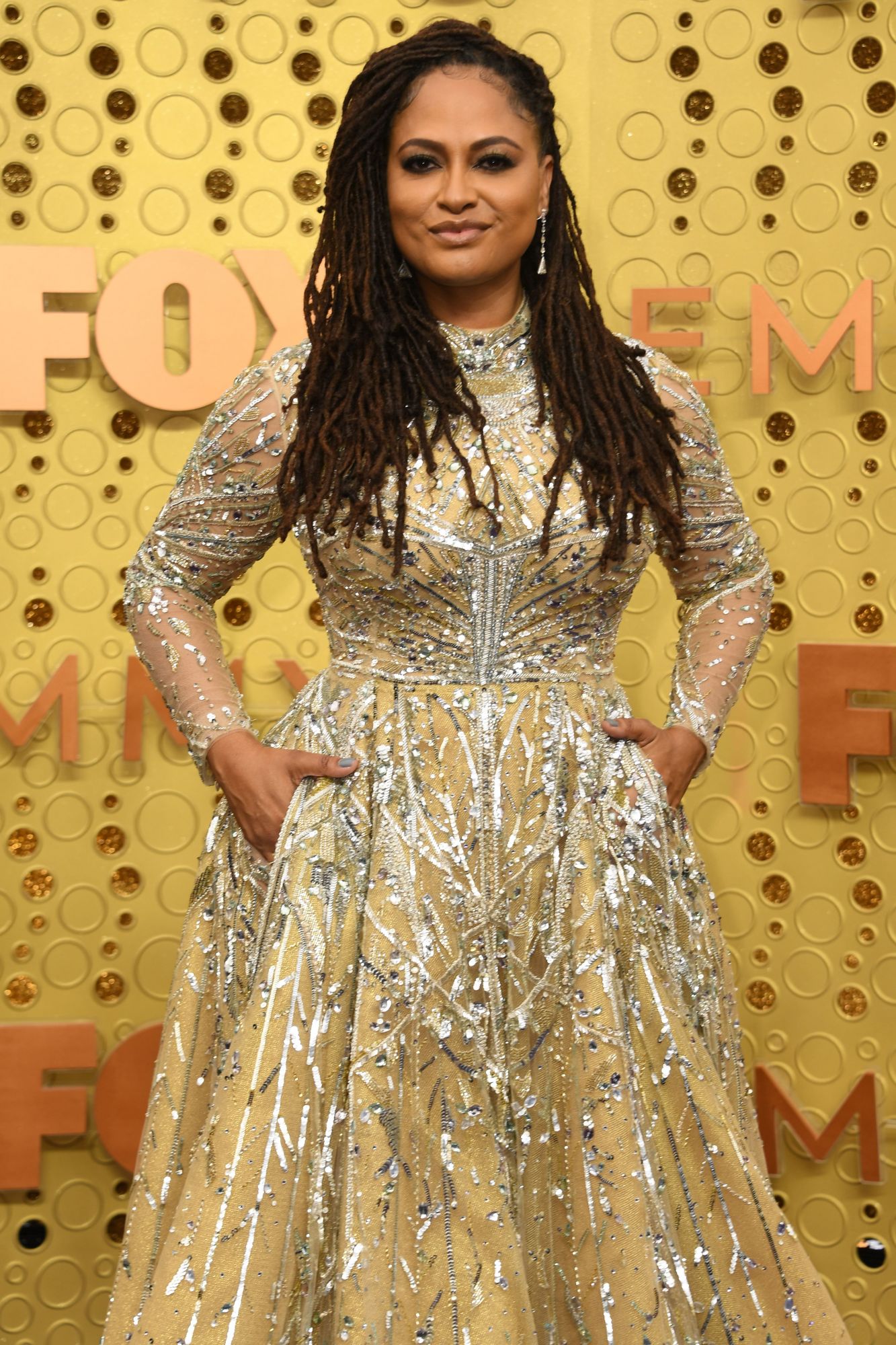 US filmmakerAva DuVernay arrives for the 71st Emmy Awards at the Microsoft Theatre in Los Angeles on September 22, 2019. (Photo by VALERIE MACON / AFP) (Photo credit should read VALERIE MACON/AFP/Getty Images)