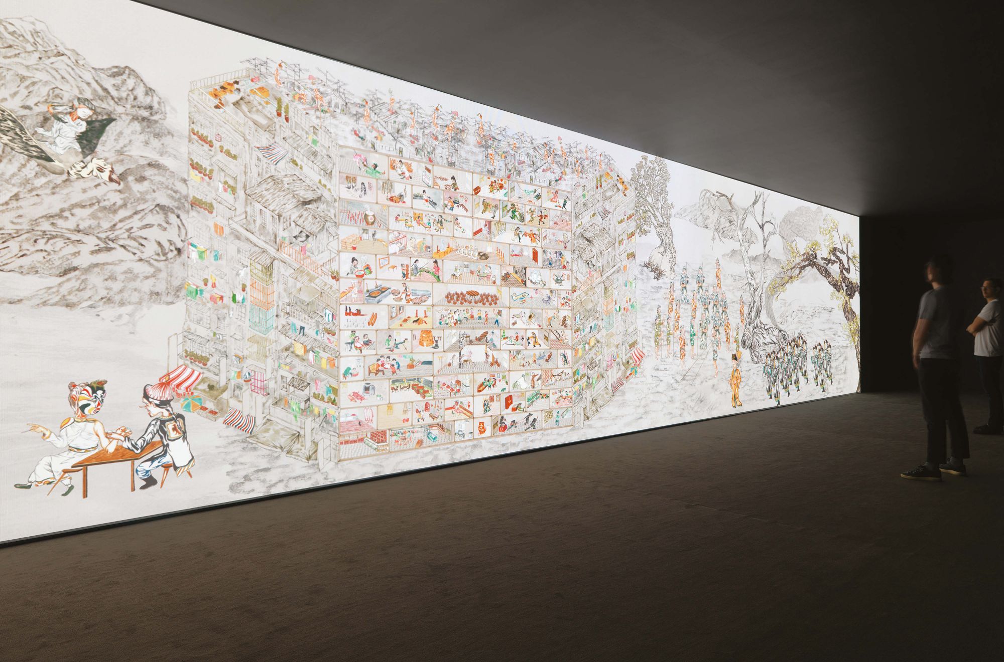 Installation view of Howie Tsui: Retainers of Anarchy, exhibition at the Vancouver Art Gallery, March 4 to May 28, 2017 (Photo: Rachel Topham, Courtesy of Vancouver Art Gallery)