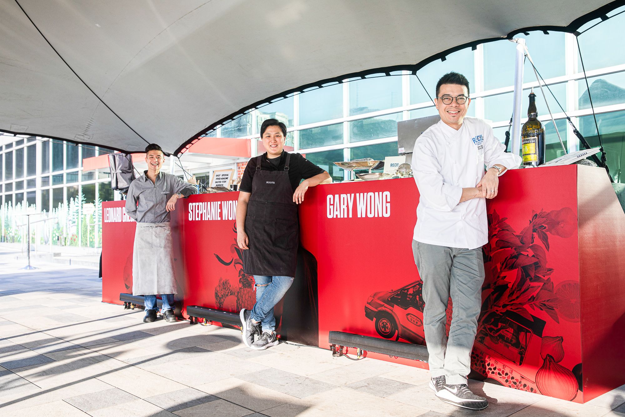 Rising star chefs Leonard Cheung, Stephanie Wong and Gary Wong
