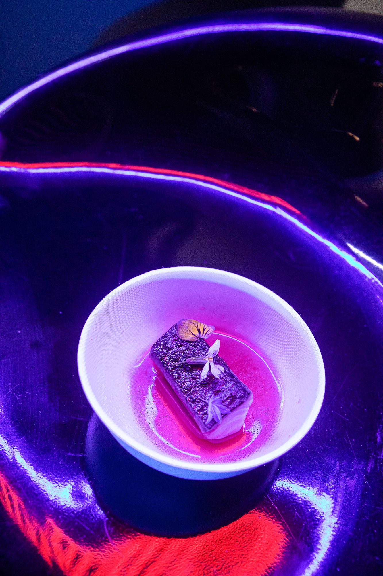 Leonard Cheung's mackerel and rhubarb dish