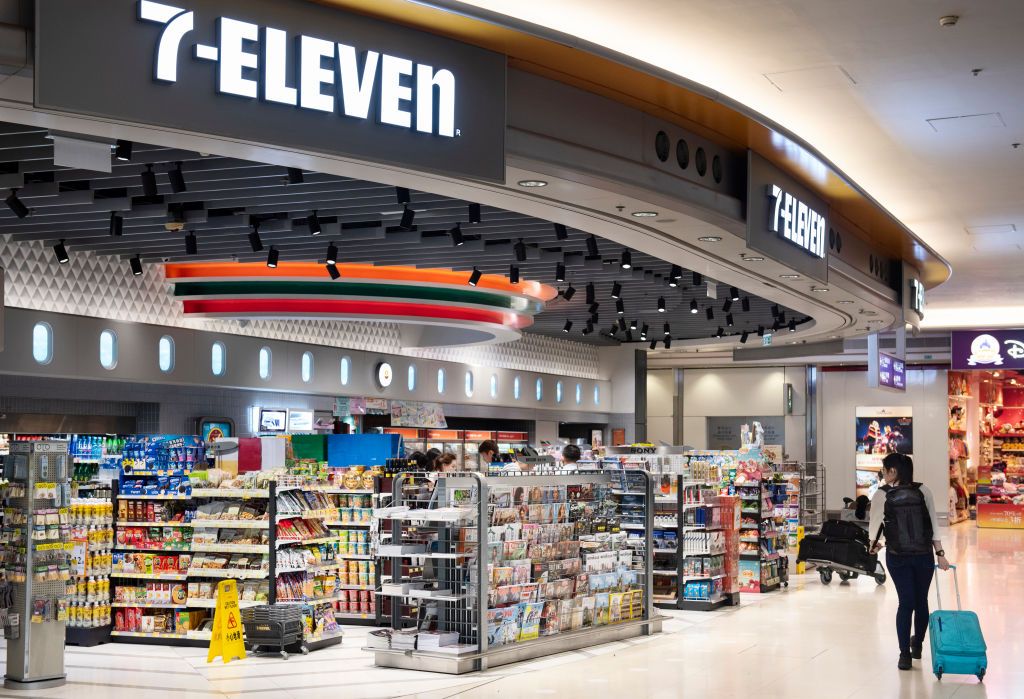 HONG KONG, CHINA - 2019/07/02: 7-Eleven Japanese-owned American international chain of convenience store seen in Hong Kong. (Photo by Budrul Chukrut/SOPA Images/LightRocket via Getty Images)