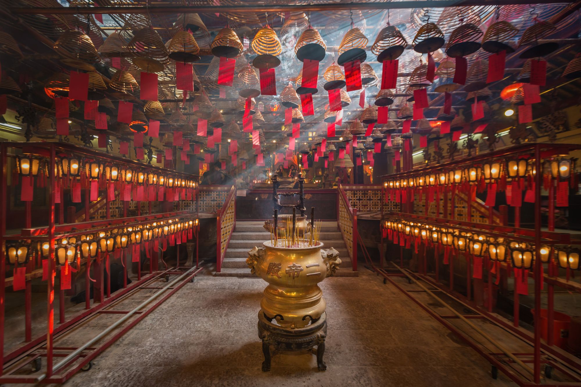 Man Mo Temple in Hong Kong, it is one of the famous temple.