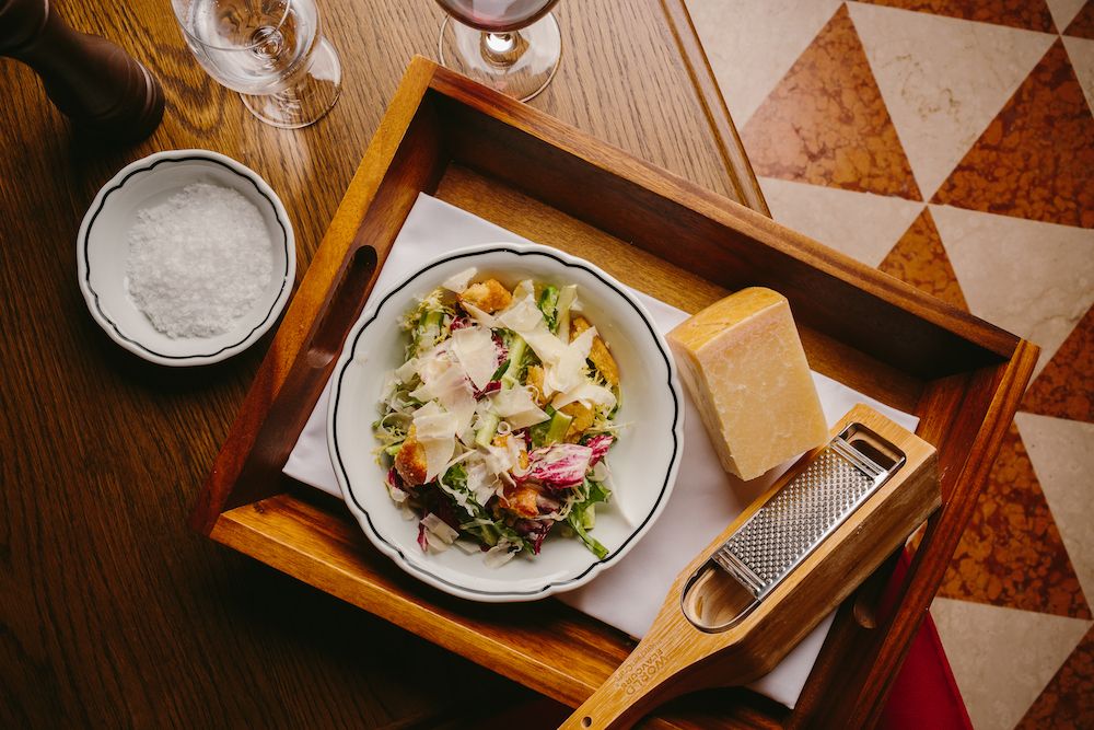 Chicory Caesar salad at Associazione Chianti (photo courtesy Associazione Chianti)