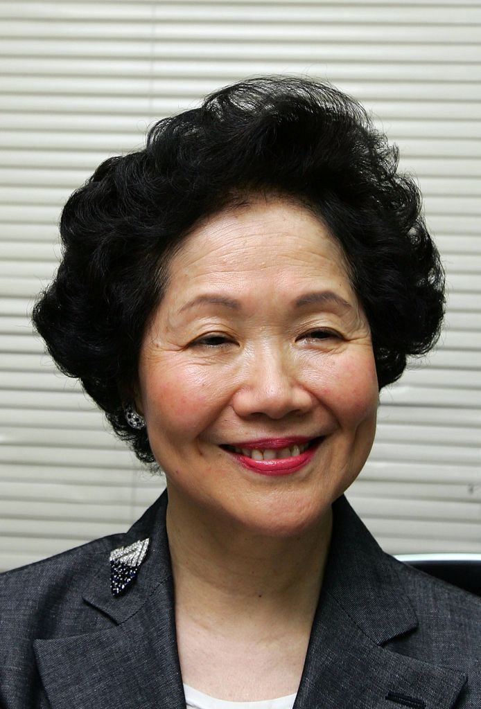 HONG KONG, CHINA - SEPTEMBER 11: Former Hong Kong chief secretary Anson Chan holds a press conference on September 11, 2007 in Hong Kong, China. Chan announced that she will be running for the vacant Hong Kong Island constituency seat in December's by-election. (Photo by MN Chan/Getty Images)