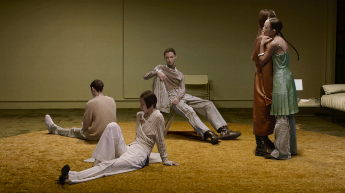 Screencap from Xu Zhi's fashion film debuting his AW20 collection.