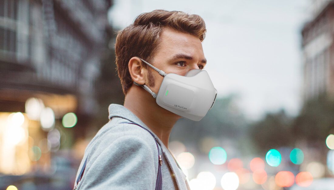 LG Unveils A Cutting Edge Face Mask That Purifies The Air You Breathe ...