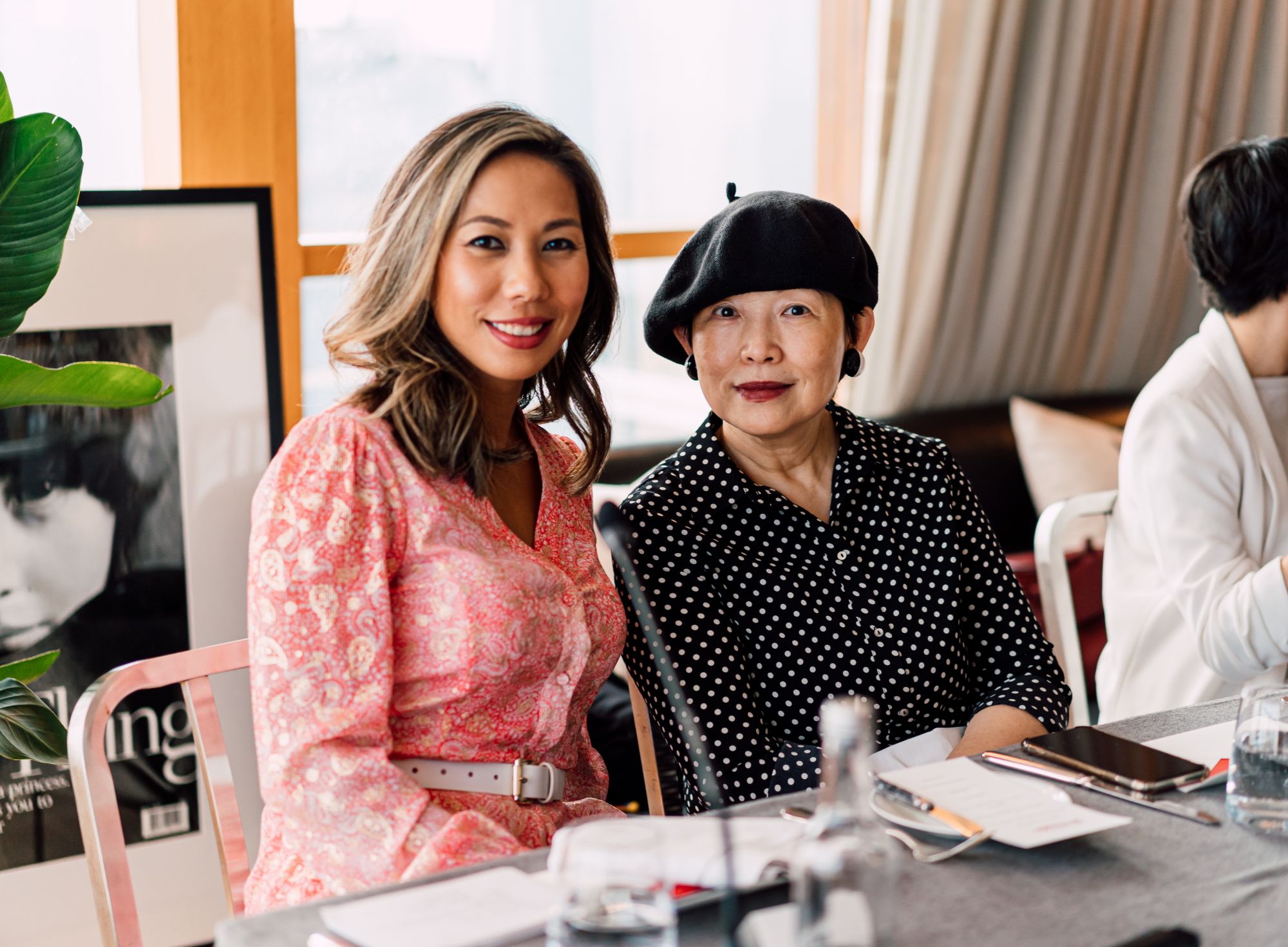 Tamara Lamunière and Mimi Tang
