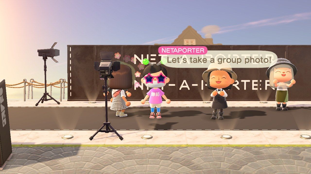 Net-a-Porter debuts its Animal Crossing New Horizons island (photo: courtesy)