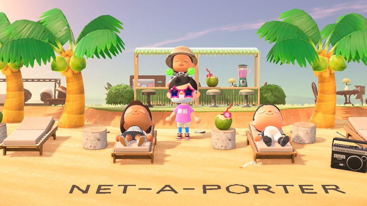 Net-a-Porter debuts its Animal Crossing New Horizons island (photo: courtesy)