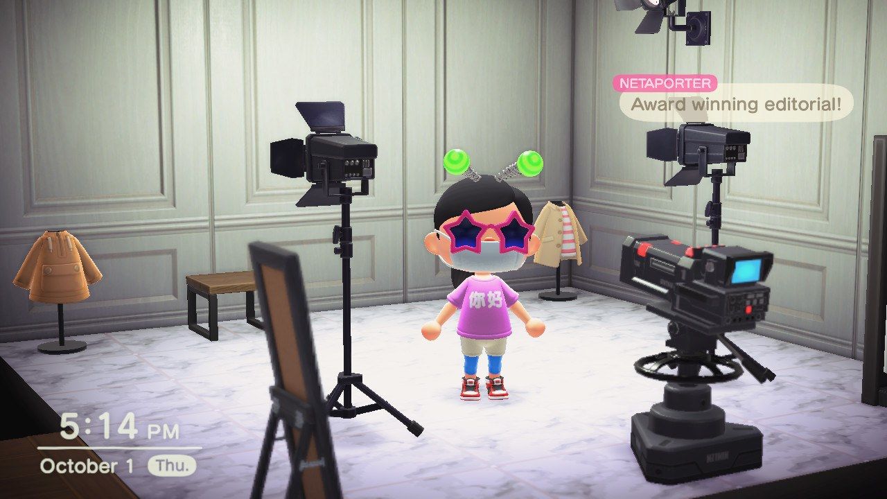 Net-a-Porter debuts its Animal Crossing New Horizons island (photo: courtesy)