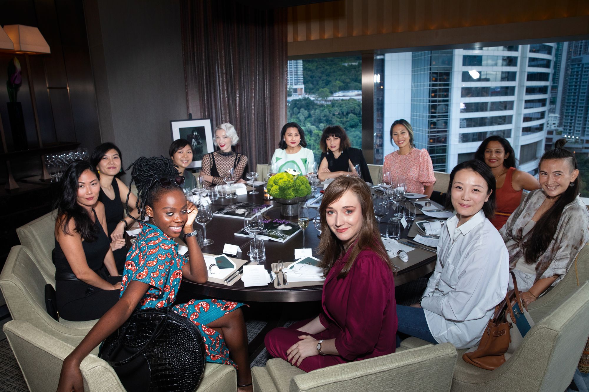 Ilunga, third from left, attended the first Front & Female roundtable in July