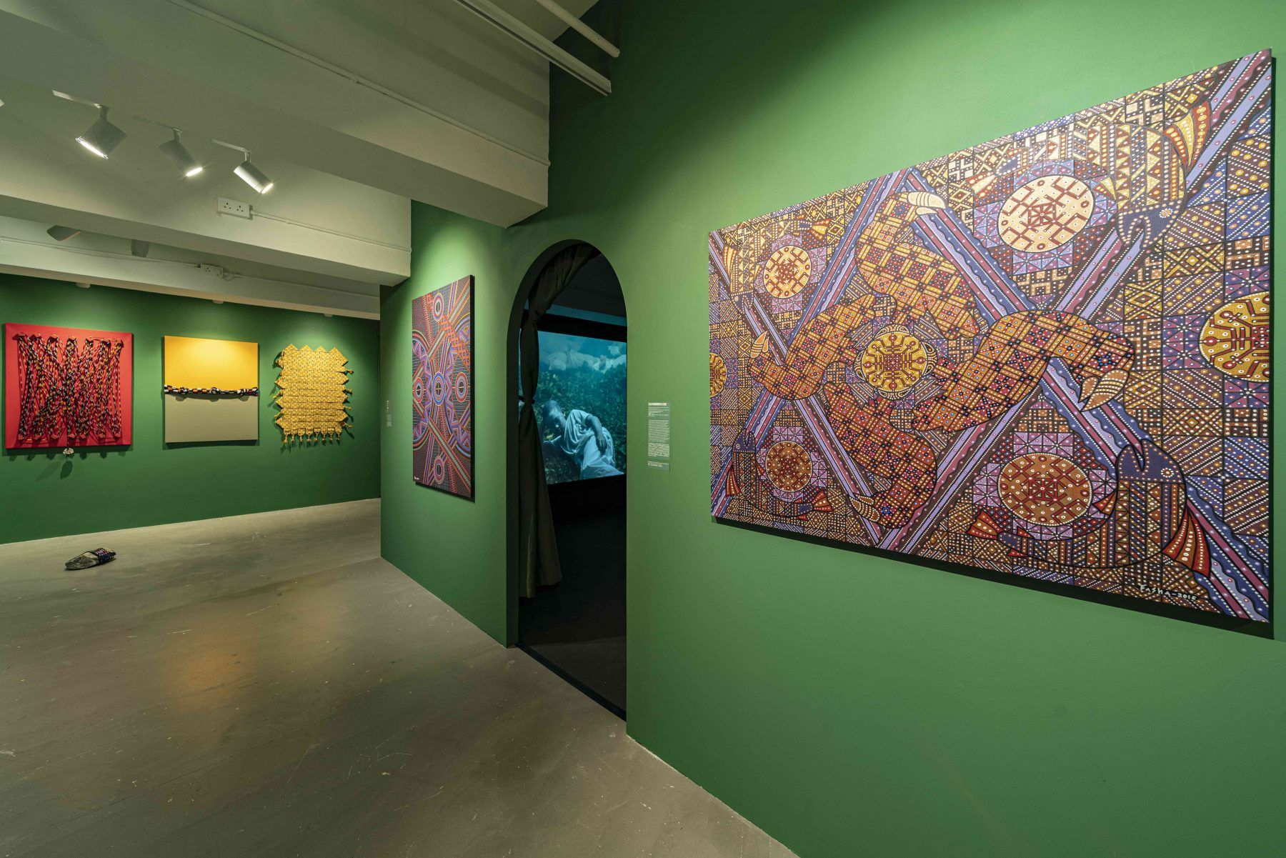 An installation view of "A Garden of Six Seasons", Para Site's current exhibition, which runs until November 15 (Photo: Samson Cheung Choi Sang)