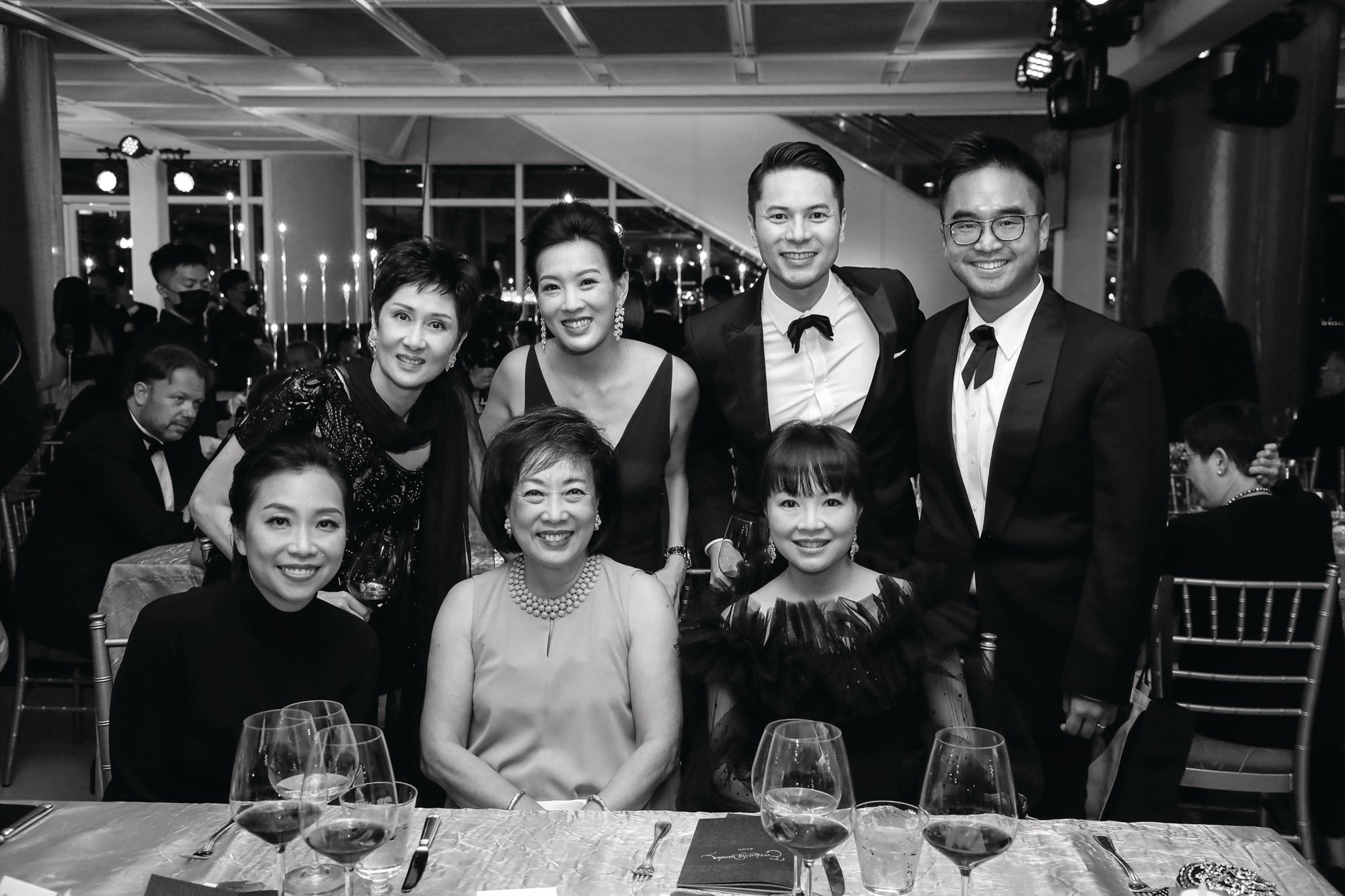 Clockwise, from top left: Michelle Ong, Joyce Tam, Gus Lee, Jennifer Cheng, Rosanna Wong and Yenn Wong