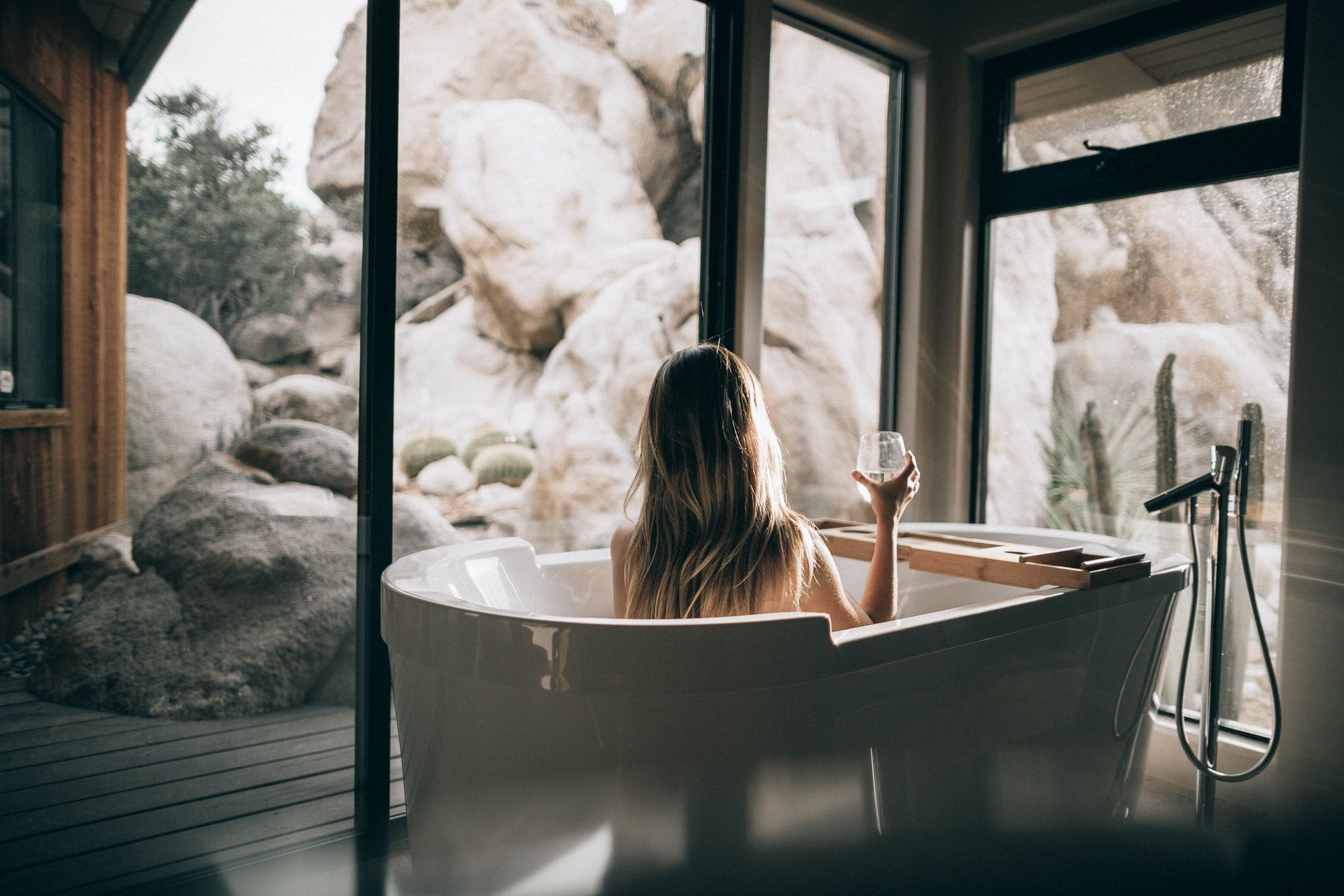 christmas activities - at home spa day