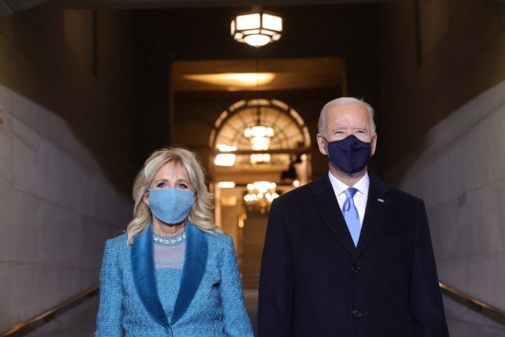 President Joe Biden broke with a longtime tradition to wear Ralph Lauren (photo: Win McNamee/Getty Images)