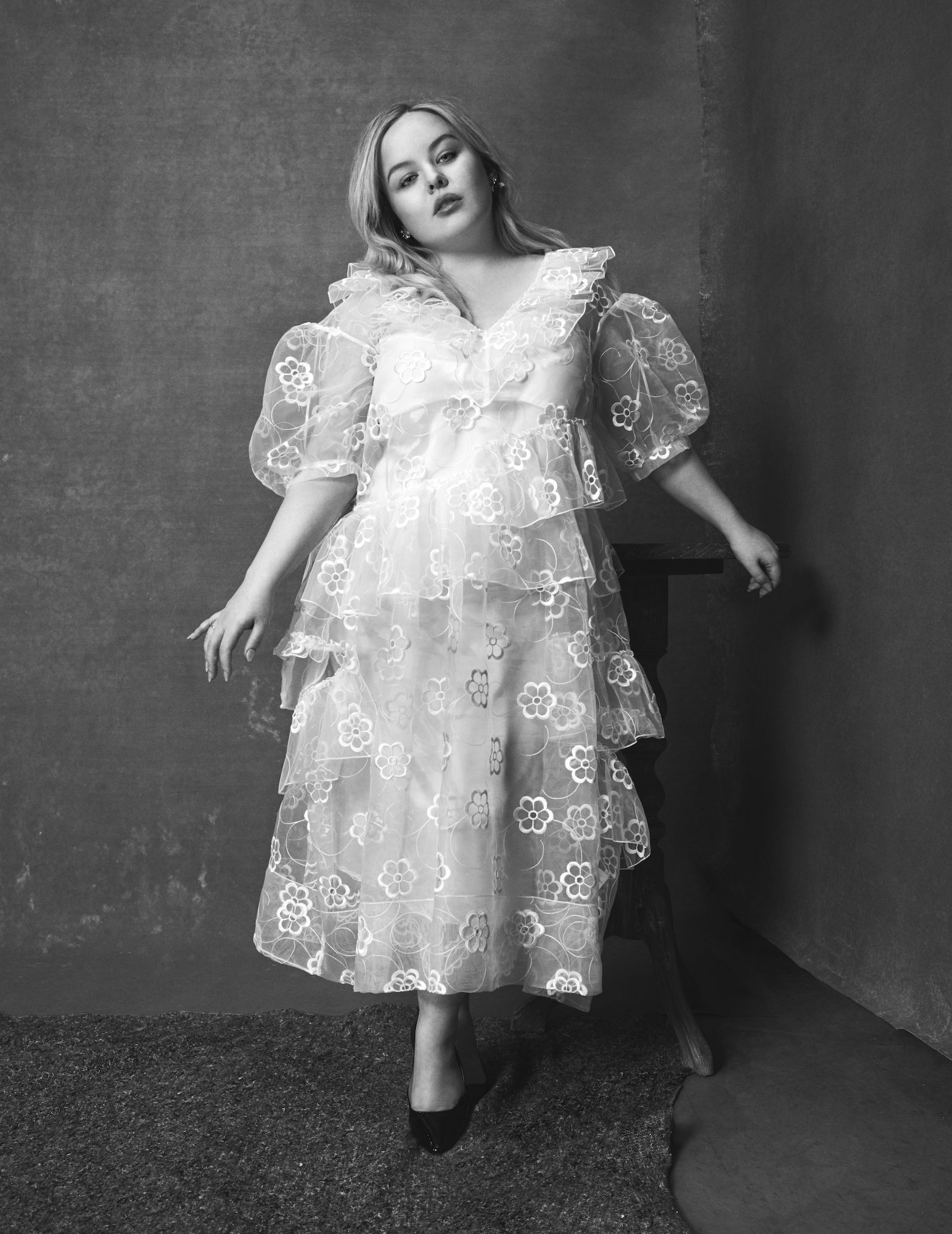 Photographer: Emma Summerton for Netflix Styling: Leith Clark for NetflixPersons Shown: Nicola Coughlan